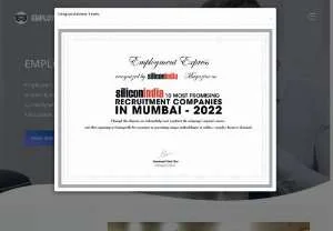 Screenshot of Employment Express