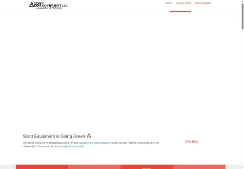 Screenshot of Commercial Laundry Equipment Supplier In Texas & Louisiana