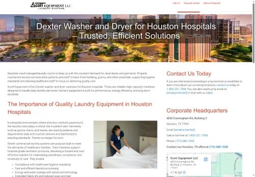 Screenshot of Top Quality Dexter Washer And Dryer For Houston Hospitals