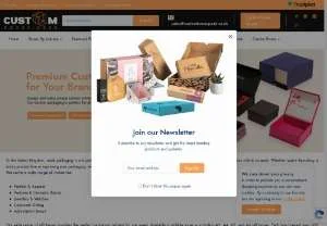 Screenshot of Rigid Boxes for Luxury Retail Packaging