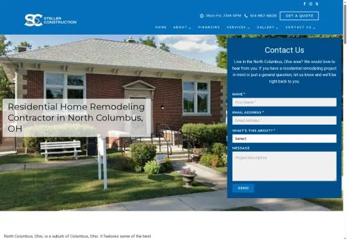 Screenshot of Home Remodeling Contractor In North Columbus OH