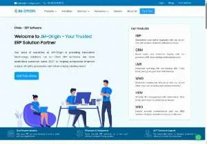 Screenshot of JM-Origin Chirix ERP Cloud Solutions