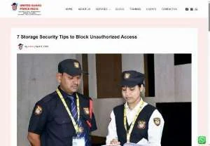 Screenshot of United Guard Force India: Leading Security Agency in Mumbai