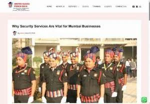 Screenshot of United Guard Force India: Top Security Services in Mumbai