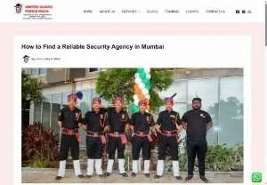 Screenshot of United Guard Force India: Pune's Top Security Agency