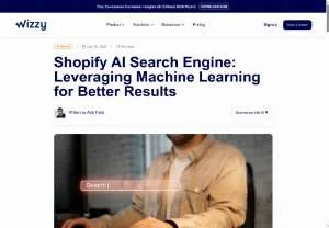 Screenshot of Smarter Shopify Site Search: Leverage AI & Machine Learning to Boost Sales - Wizzy