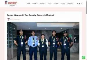 Screenshot of Reliable Security Guard Services in Mumbai