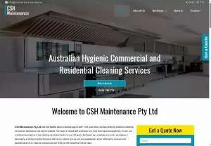 Screenshot of CSH Maintenance - Professional Cleaning Services