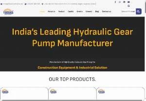 Screenshot of Suryansh Earth Movers: Hydraulic Gear Pump Manufacturer