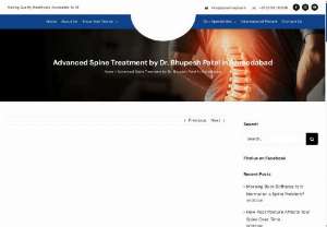 Dr. Bhupesh Patel: Advanced Spine Treatment in Ahmedabad