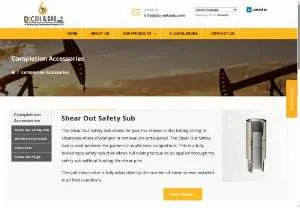 Screenshot of Completion Accessories for Oil Tools