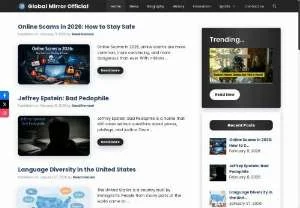 Screenshot of Global Mirror Official