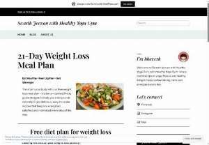 21-Day Weight Loss Meal Plan - Download a free 21-day weight loss meal plan featuring simple, healthy recipes designed to help you eat better, feel lighter, and build lasting habits. Each day includes balanced meals and snacks for sustained energy and satisfaction.