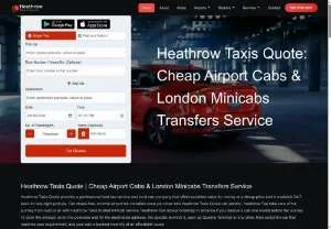 Screenshot of Heathrow Taxis Quote