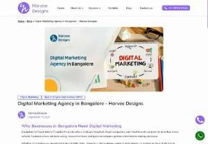 Screenshot of Digital Marketing Agency in Bangalore – Harvee Designs