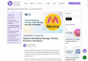 Screenshot of Myntra’s Marketing Strategy: Turning Browsers into Buyers
