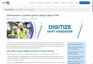 Shift Handover: A Practical Guide - A practical guide to performing shift handovers effectively, ensuring smooth transitions and clear communication of essential information.