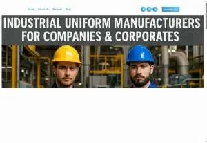 Screenshot of Industrial Uniform Manufacturers for Companies and Corporates