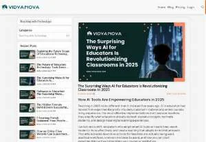 Screenshot of How AI for Educators Is Revolutionizing Classrooms