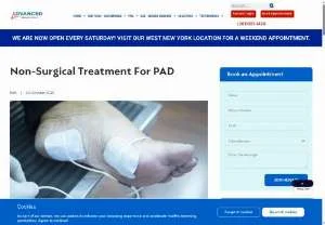 Screenshot of Non-Surgical Treatment For PAD