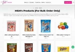 M&M Chocolate: Distributor - M&M chocolate is a colorful chocolate with various fillings, perfect for eating and sharing. Treasure Orbit Group is a leading M&M chocolate supplier in Hong Kong, providing premium-quality M&M chocolate in bulk at competitive prices.