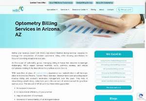 Optometry Billing Services in Arizona - Most accurate and cost-effective optometry billing services in Arizona. Outsource your medical billing services for better revenue.