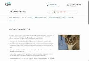 Screenshot of Preventative Medicine for Animals