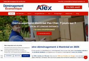 Demenagement Montreal Pas Cher - Déménagement ALEX, a dynamic and qualified team to make your move to Montreal enjoyable and worry-free. We’re here to make your move to Montreal simple, offering you comprehensive assistance that goes beyond simply transporting your belongings.