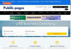 UAE Business Directory Publik Pages - Publikpages.com is a UAE-focused business directory helping users find verified companies across Dubai, Abu Dhabi, Sharjah, and all major Emirates. Discover trusted local services, explore free zone businesses, and stay updated with the latest offers and company updates—all in one smart, easy-to-use platform.