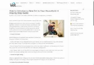 Screenshot of How to Introduce a New Pet to Your Household: A Step-by-Step Guide