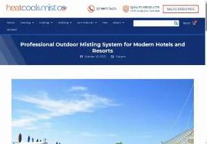 Screenshot of Professional Outdoor Misting System for Hotels and Resorts