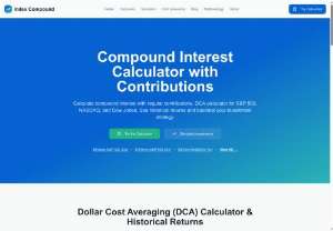 Index Compound Interest Calculator