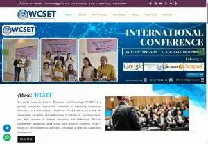 Screenshot of WCSET Conference