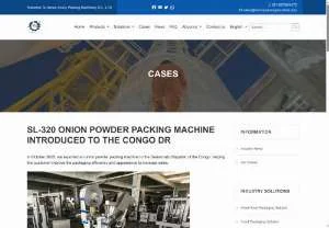 Screenshot of SL-320 Onion Powder Packing Machine for DR Congo