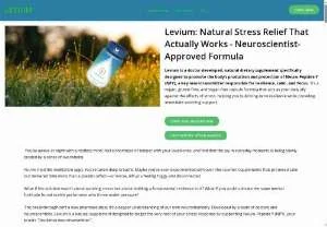Screenshot of Levium: Natural Stress Relief for Calm and Focus