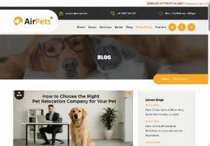 Screenshot of How to Choose the Right Pet Relocation Company