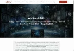 Screenshot of IACG Skill Enhancement Courses