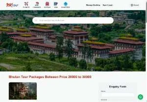 Screenshot of Bhutan Tour Packages from 20,000 to 30,000
