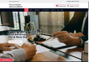 Screenshot of Uncontested Divorce Services