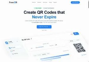 Screenshot of FreeQR Code Generator