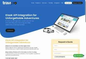 Screenshot of Klook API Integration Solutions