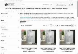 Screenshot of Corner Entry Shower Enclosures