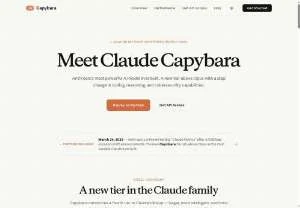 Screenshot of Claude Capybara