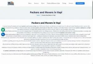 Screenshot of SRC Express Packers and Movers Vapi