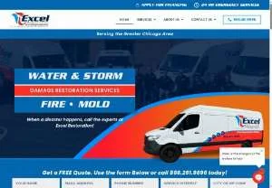 Screenshot of Chicago Water Damage Restoration company