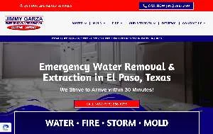 Screenshot of Jimmy Garza Emergency Water Removal