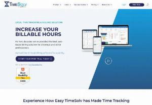 Legal Time Tracking & Billing Solution | TimeSolv - Legal time tracking and billing solution to earn higher profits. Extensive features for billing, invoicing and data conversion. Book a demo or sign up now!