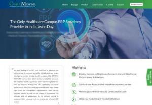 Medical College Management Software - Campus Medicine, software for medical colleges for better administration and management of the medical campuses. Software ensure to deliver solutions for higher quality education in medical institutes.