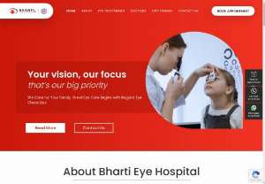 Eye Hospital | Best Eye Hospital in India | Bharti Eye Hospital - Bharti Eye Hospital is the best eye hospital in Delhi, India. Treatments such as Cataract Eye Surgery, Retina Surgery and many more are available at cost-effective rates.