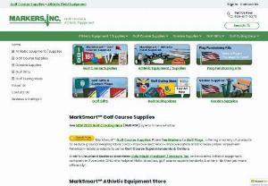 Golf Course Supplies - Manufacturer of golf course equipment & supplies, with wholesale or retail sales available. Buy golf signs, flags, tee markers, flagsticks, cups, ball washers & accessories, in a secure online store.